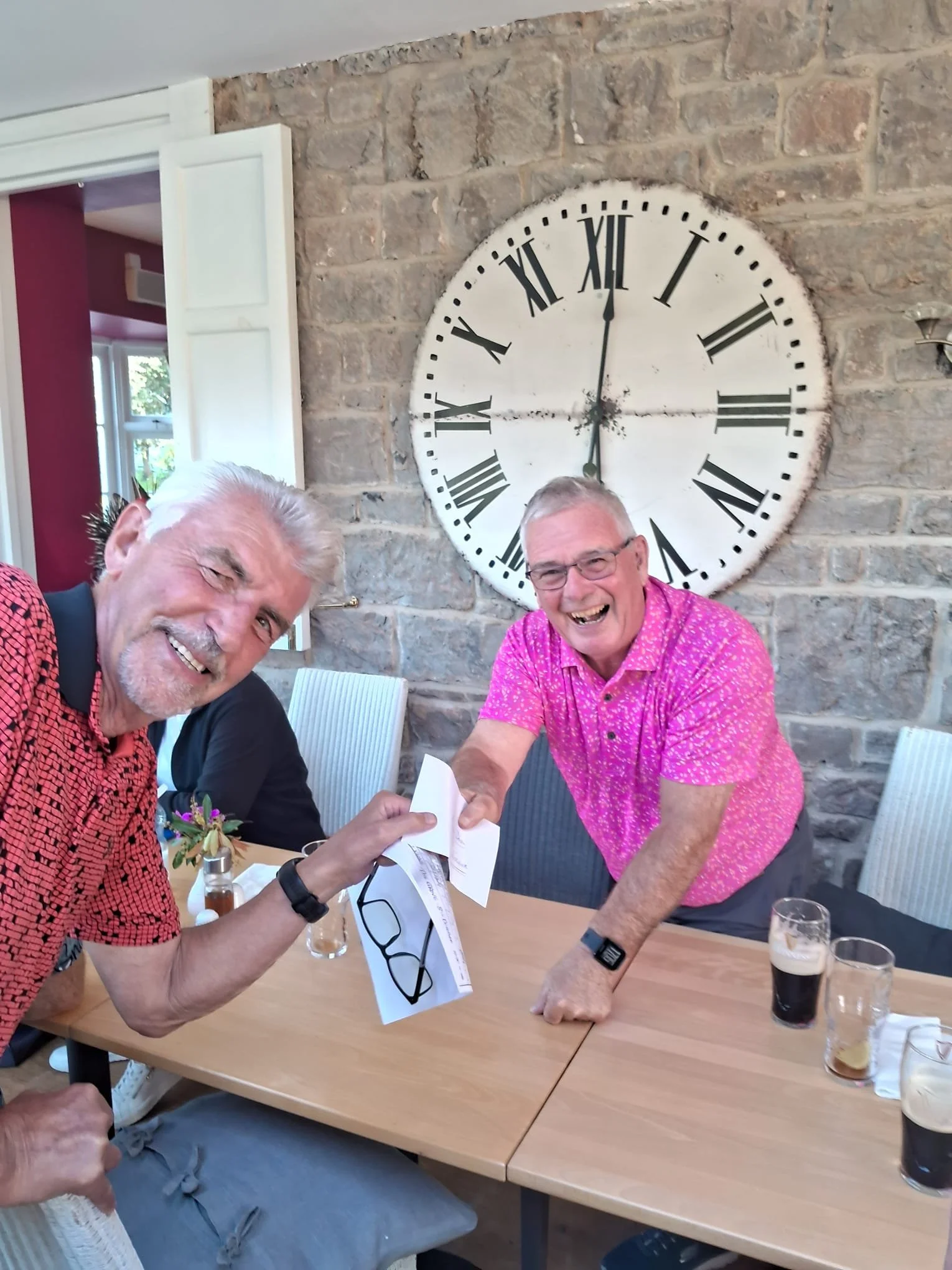 John Richards won the members draw