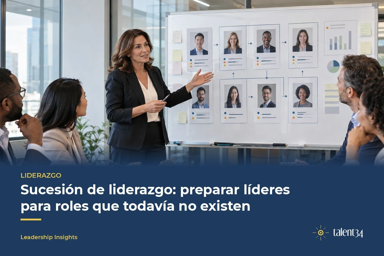 Sucesión de liderazgo: preparar líderes para roles que todavía no existen