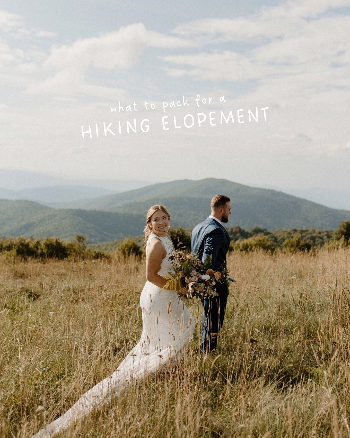 What to pack for your hiking elopement 🌼🥾

Are you planning an elopement day in the mountains?

This guide is for you!

Comment &ldquo;CHECKLIST&rdquo; for a 🔗 to the elopement packing list freebie ✨
.
.
.
#elopementphotographer #adventureelopemen