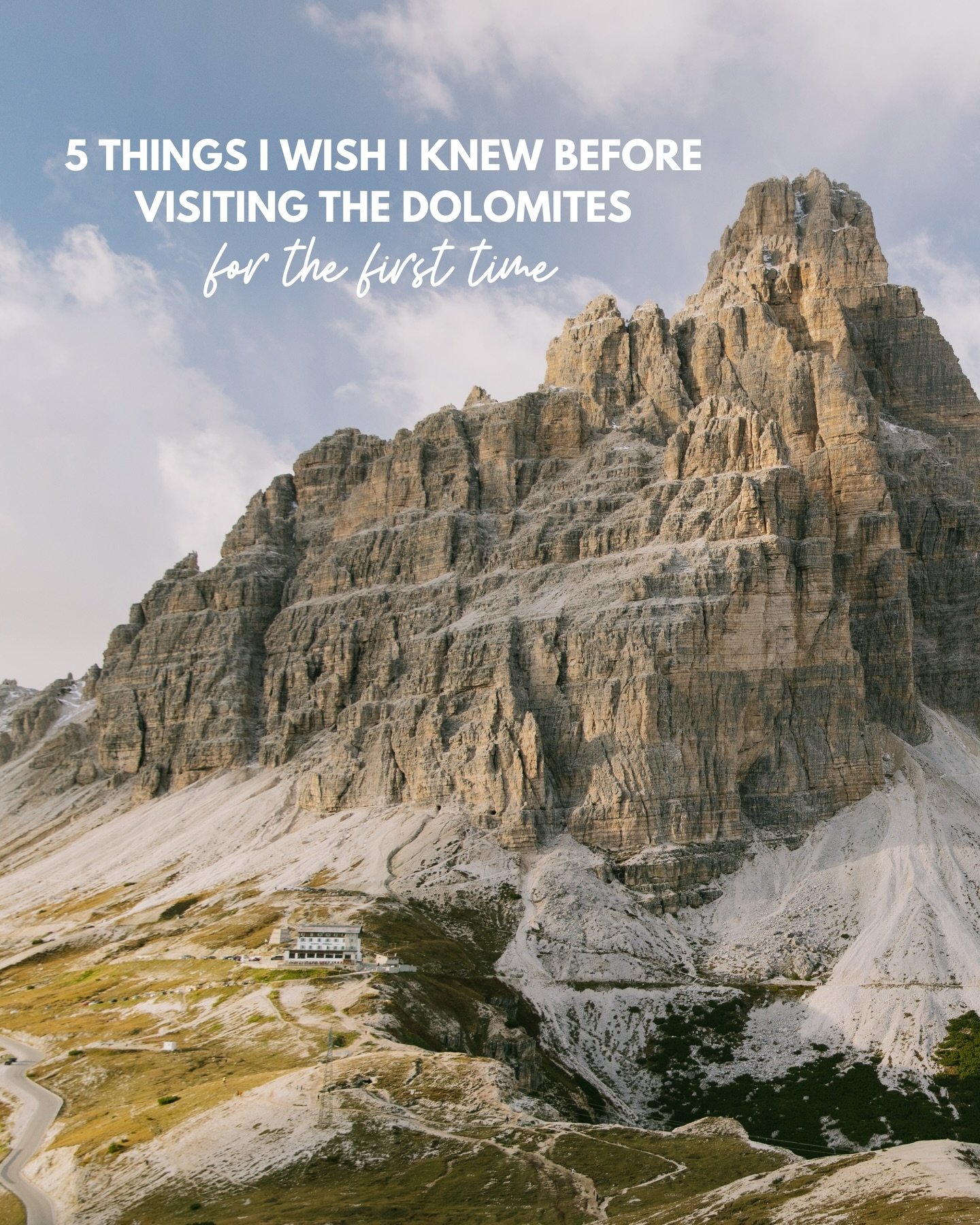 ⛰️🇮🇹 5 things I wish I knew before visiting the Dolomites for the first time ⤵️

(SAVE this post for later!)

I live in northern Italy and work in the Dolomites almost weekly throughout the spring-fall seasons, helping others plan trips and spendin