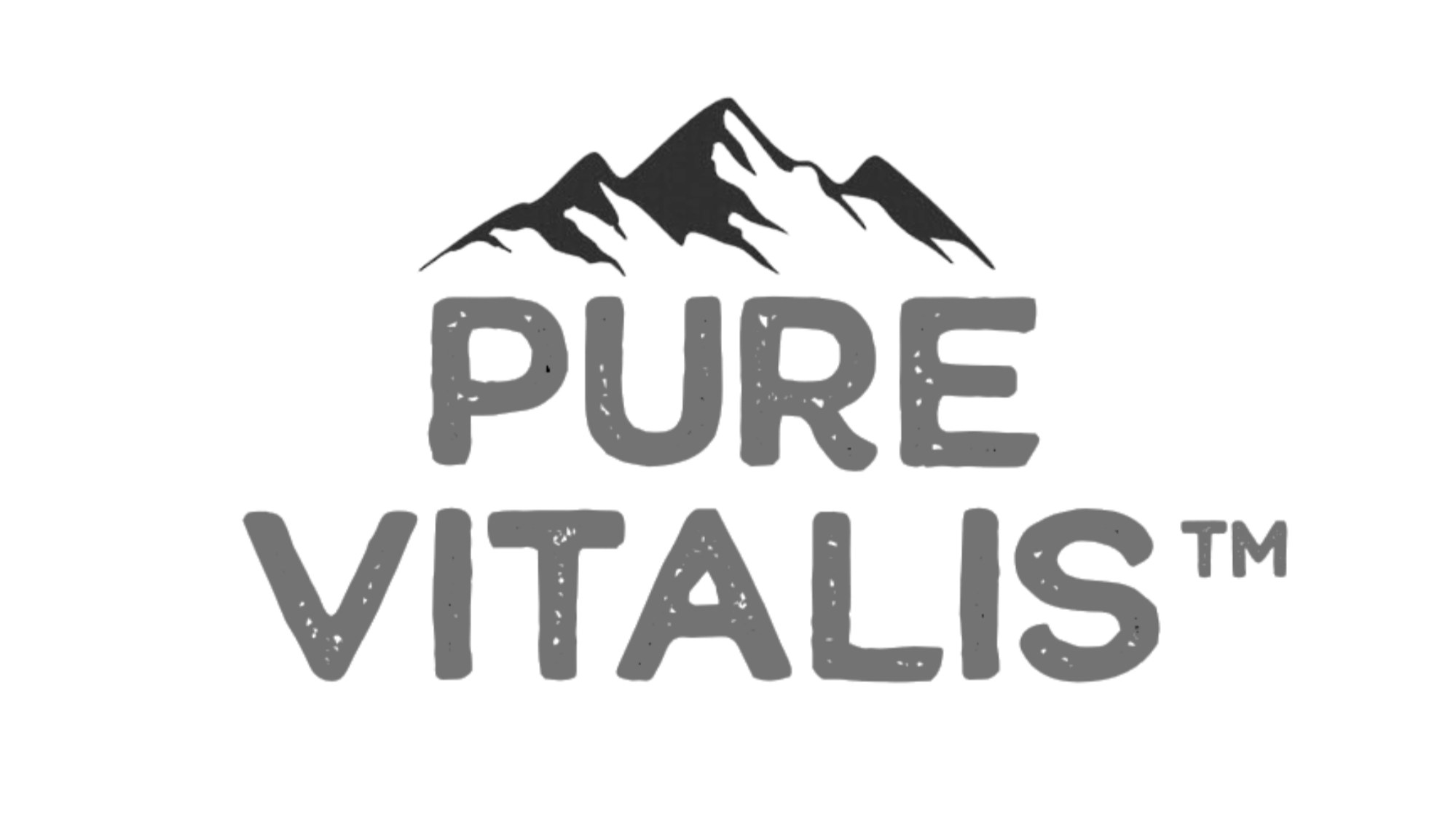 PURE VITALIS logo with mountain graphic