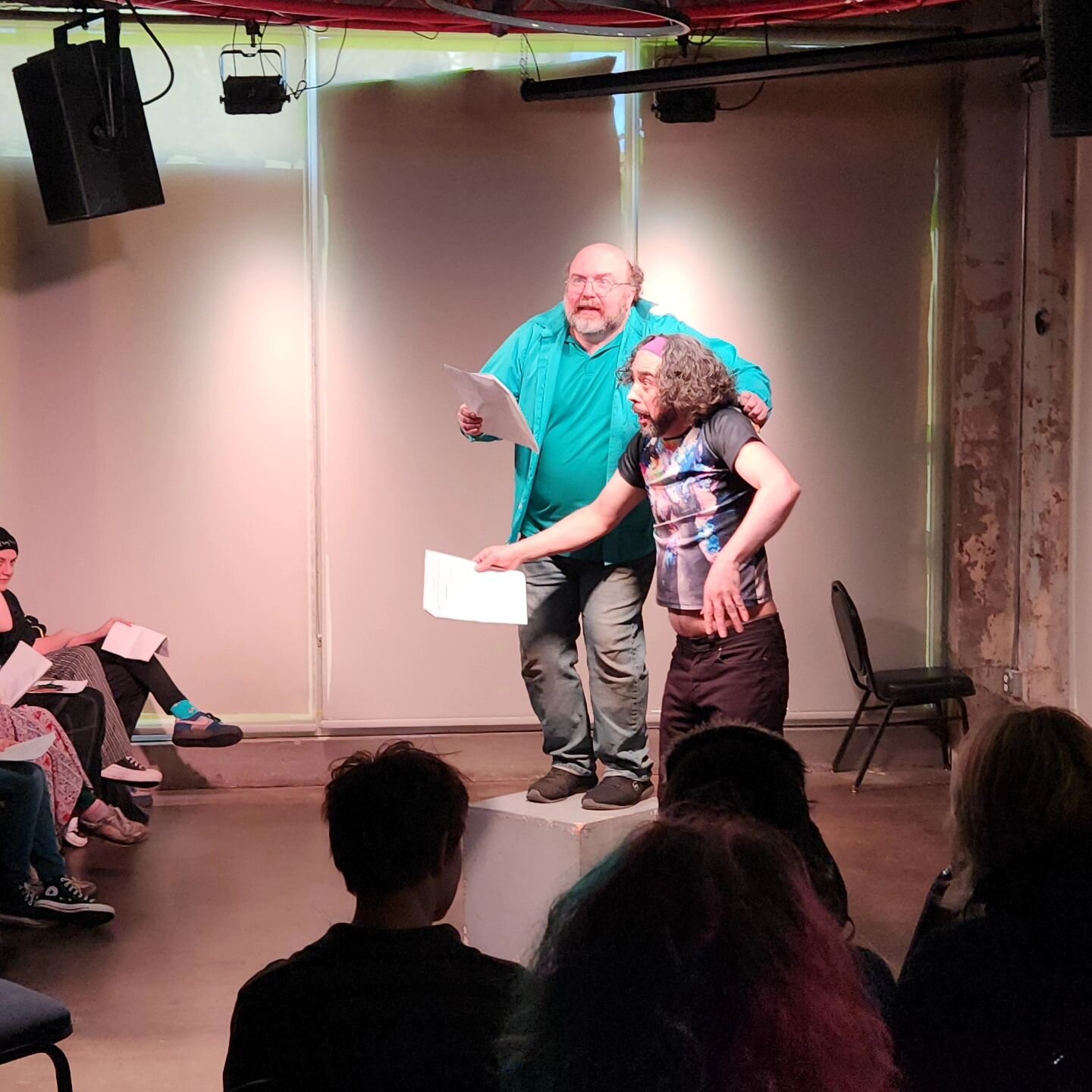 Workshop performance day at @kickstandcomedy with our student writer group from @mtscottlc

It's a special kind of experience to watch our writers' stories come to life at the conclusion of a PlayWrite, Inc workshop.

We will be showcasing some of th