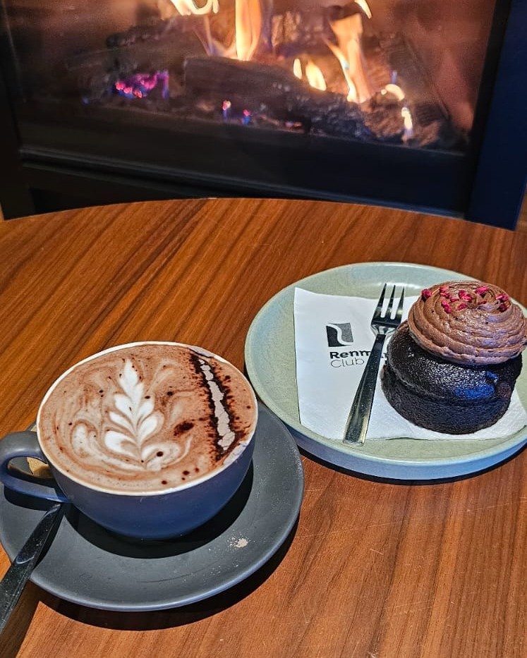 It is that time of year again. Our fireplace is roaring, and in front of it are the best seats in the house. Come enjoy a hot chocolate and a sweet treat from our sweets selection. It is the perfect pick-me-up for those cooler evenings and afternoons