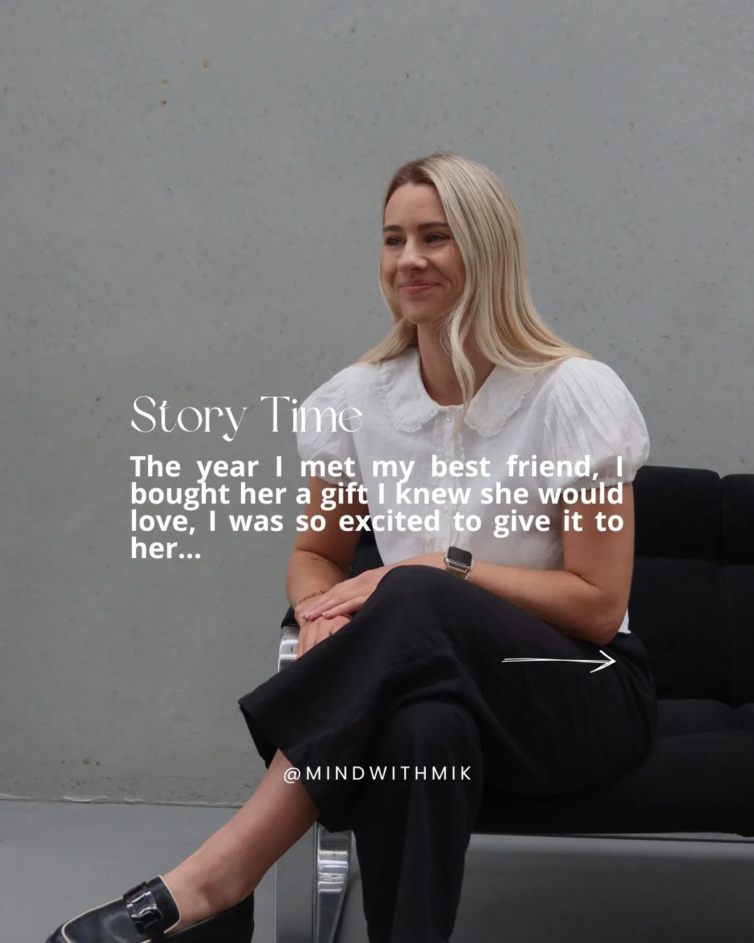 Luckily, she kept me around long enough that I learned to show up in the big moments&hellip; so I get to have the friendships with depth, like I always hoped for when I was little 🫶🏻

If you&rsquo;ve been thinking about therapy, don&rsquo;t wait un