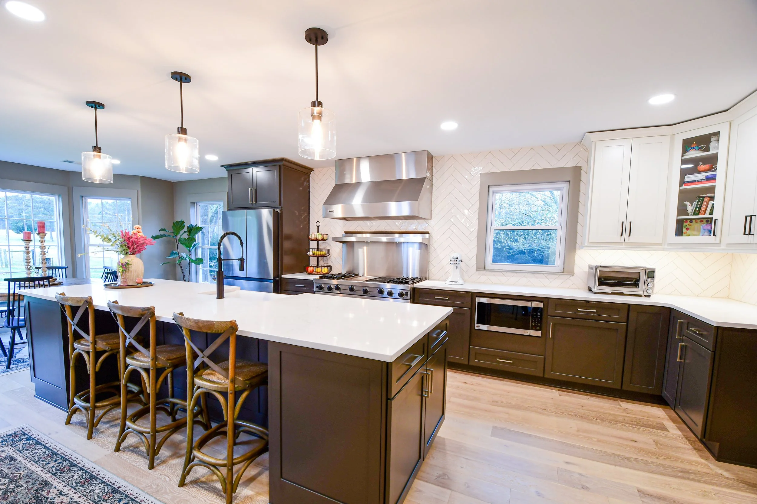 Transitional Kitchen Remodel in Fayetteville, GA by Hammertime GA project photo