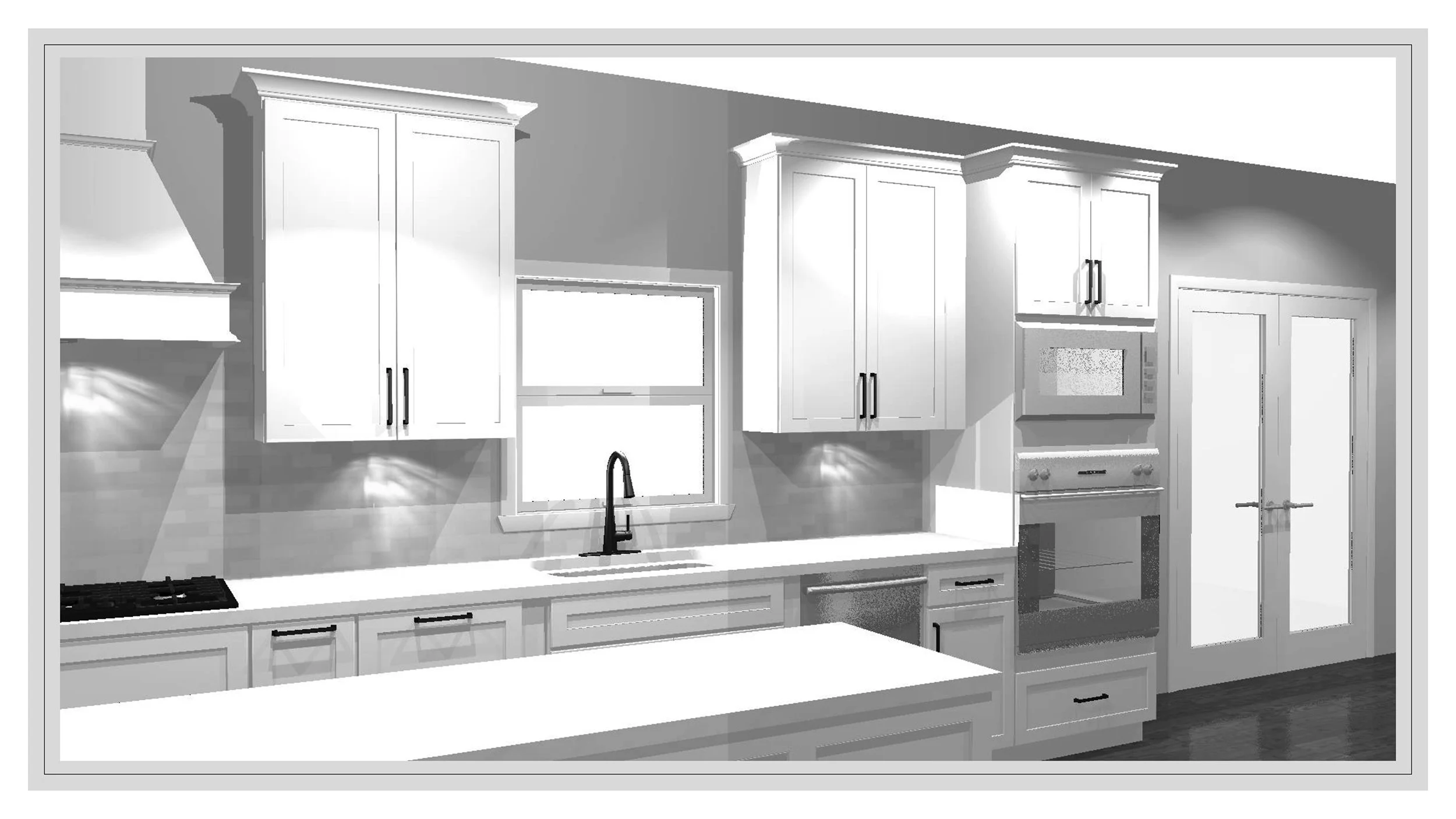 Bold, Coordinated Style Kitchen Remodel in Sharpsburg, GA by Hammertime GA project photo 15