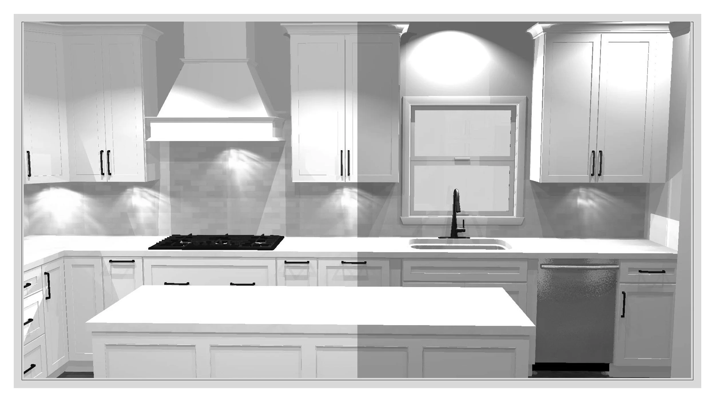 Bold, Coordinated Style Kitchen Remodel in Sharpsburg, GA by Hammertime GA project photo 13