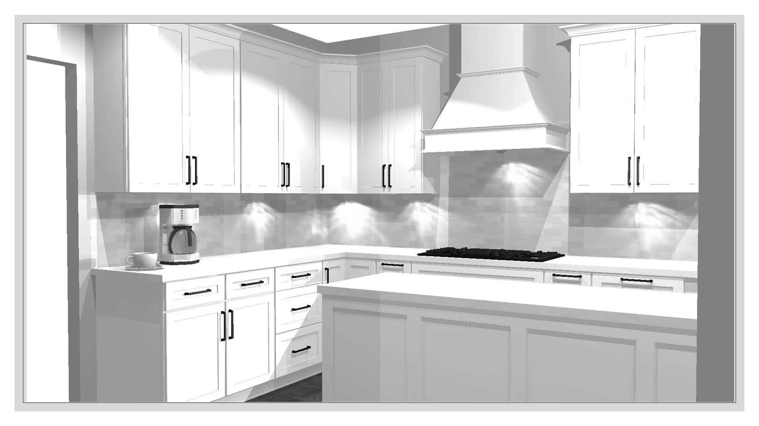 Bold, Coordinated Style Kitchen Remodel in Sharpsburg, GA by Hammertime GA project photo 14