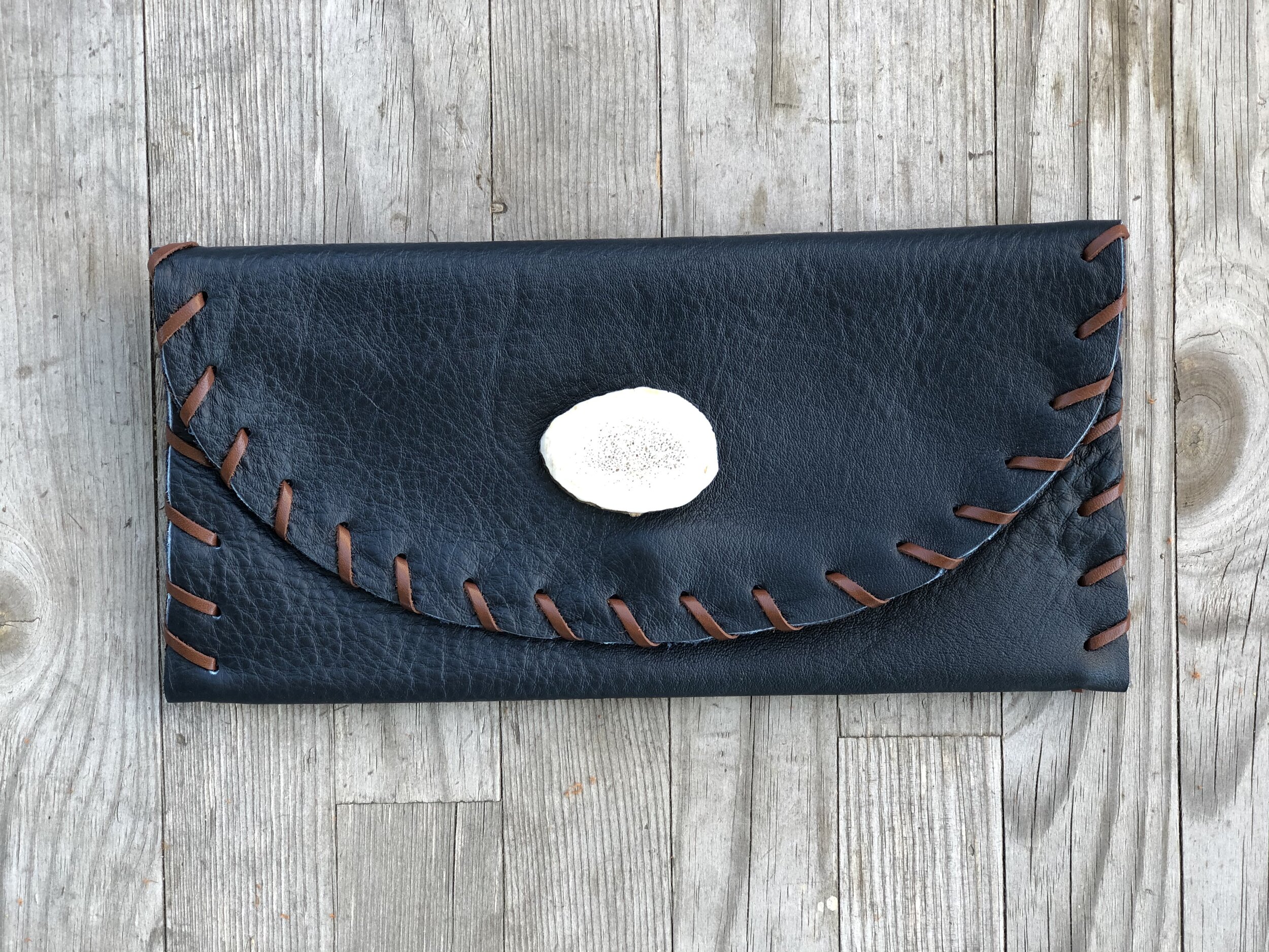 Virginian Clutch - Navy Antler