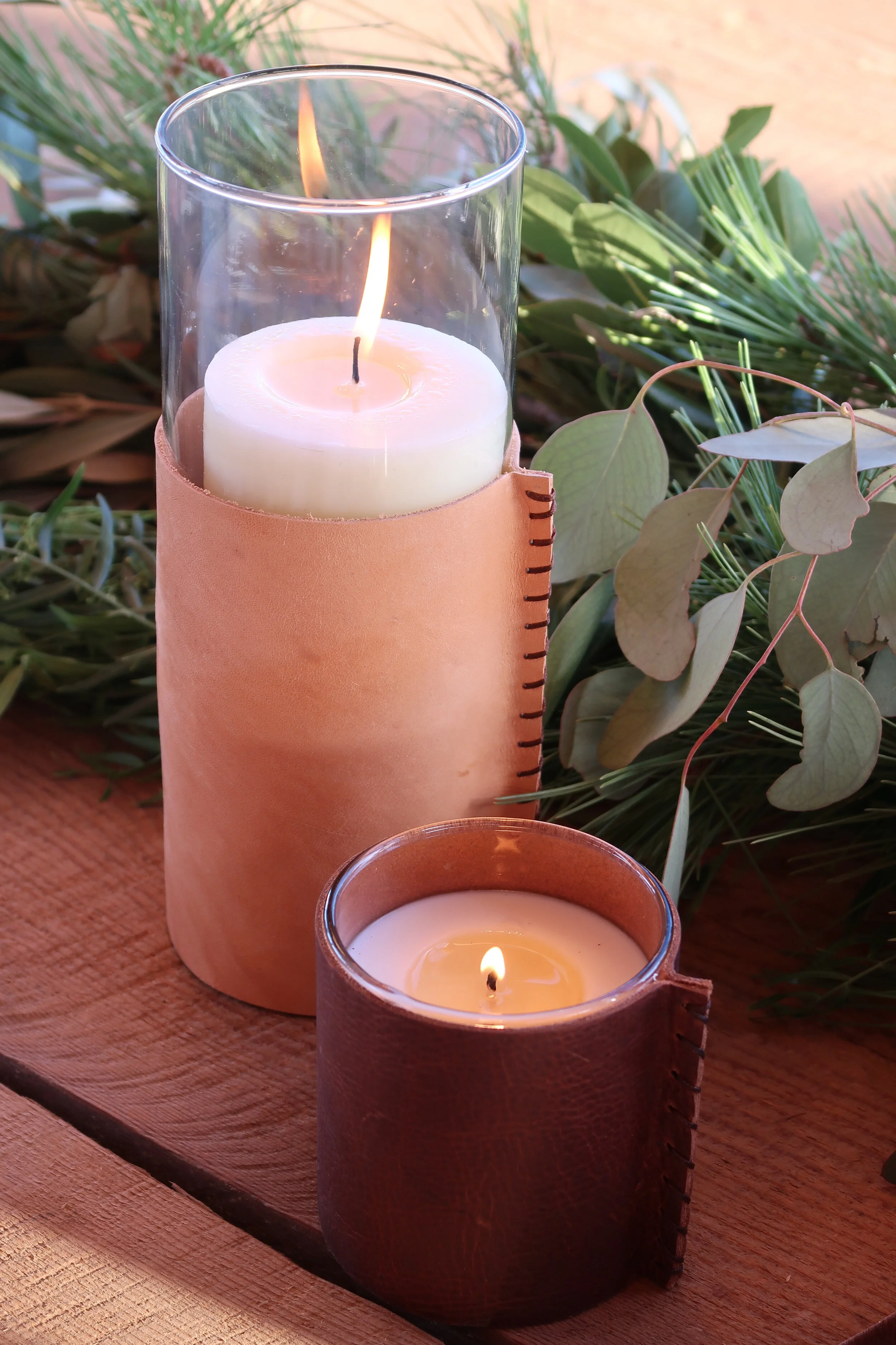 Wrapped Glass Vessels