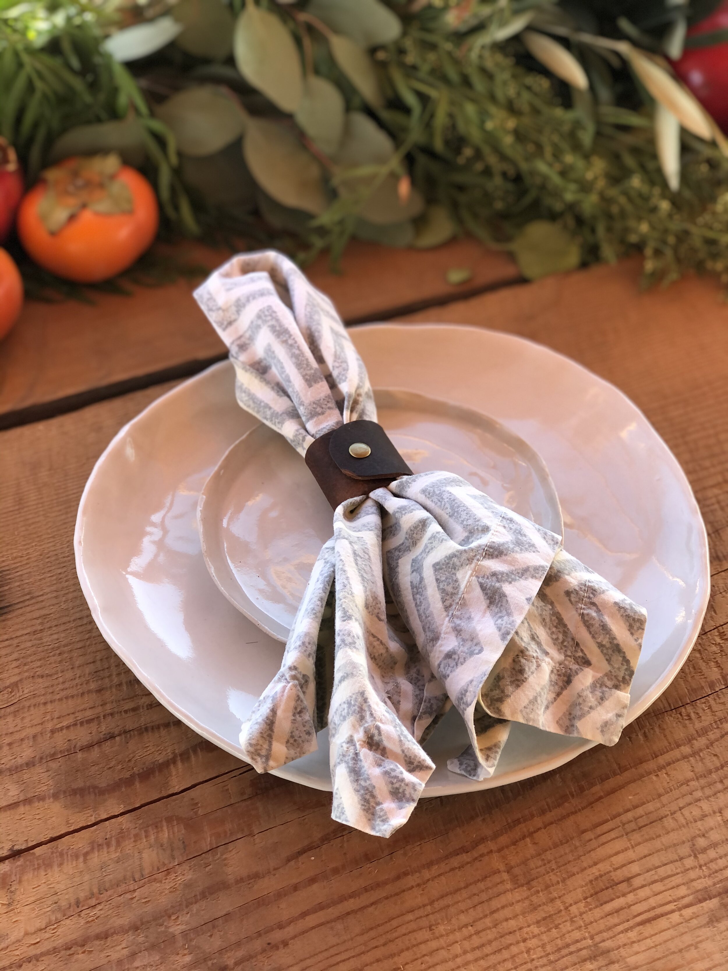 Rivet Napkin Ring Set