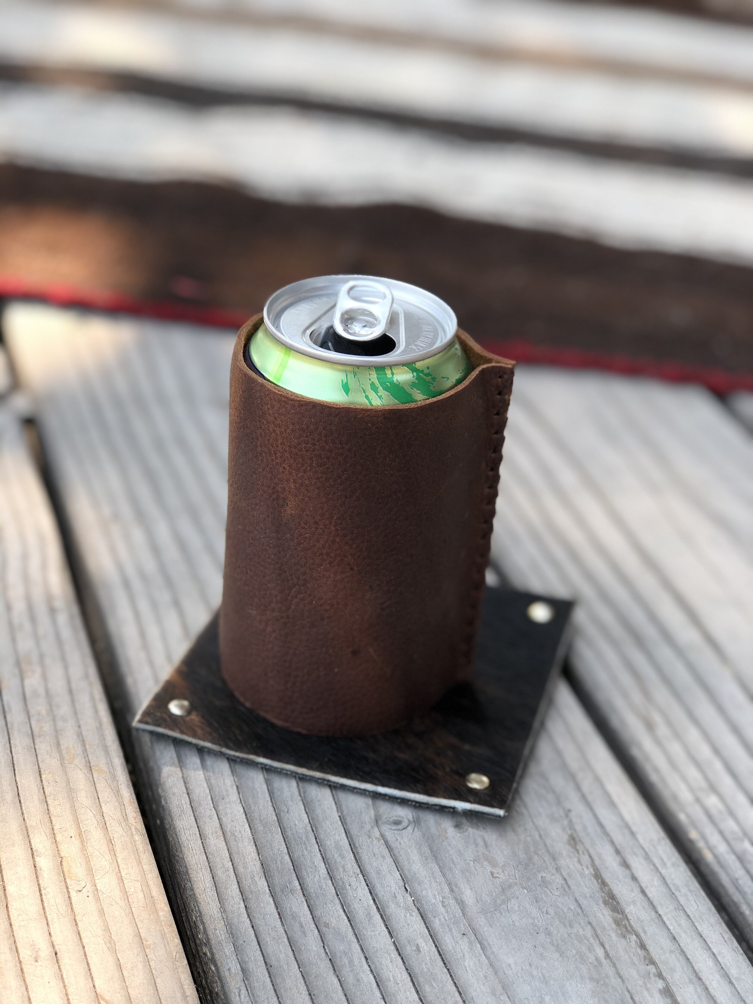 Leather Koozie Set