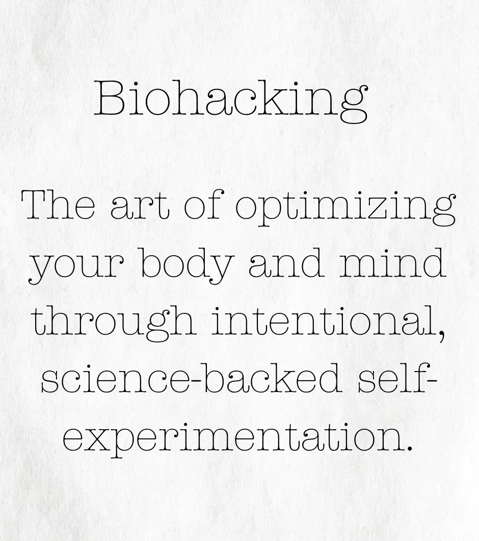 Biohacking, But Make it Graceful