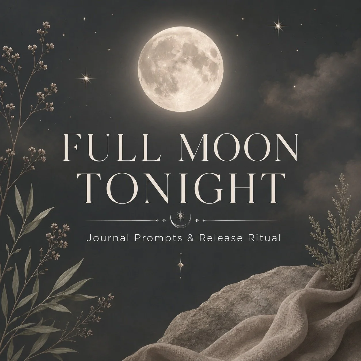 I love a good full moon ritual.

Tonight&rsquo;s Buck Moon is all about reflecting on growth, identity, visibility, and the version of yourself you are becoming.

Although I am not quite as woo-woo as this may sound, I do love a good journal prompt t
