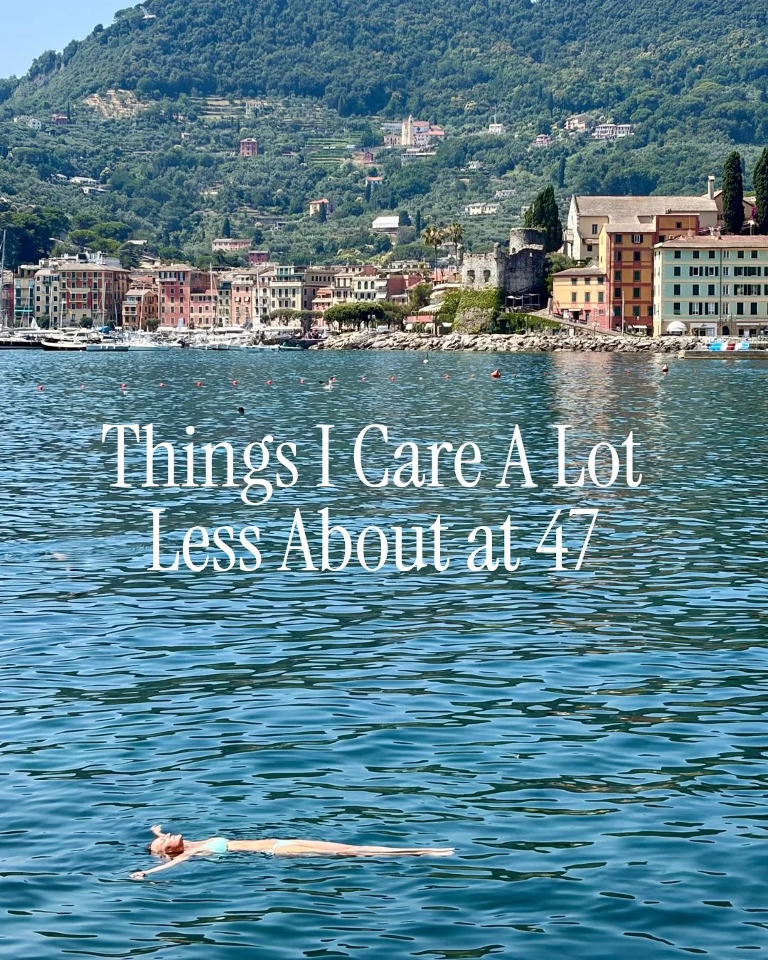 A few things I care a lot less about at 47.

I wish I&rsquo;d learned some of these lessons sooner, but maybe that&rsquo;s the beauty of getting older. 

More grounded, more connected, more grateful...and a lot less interested in proving anything! 

