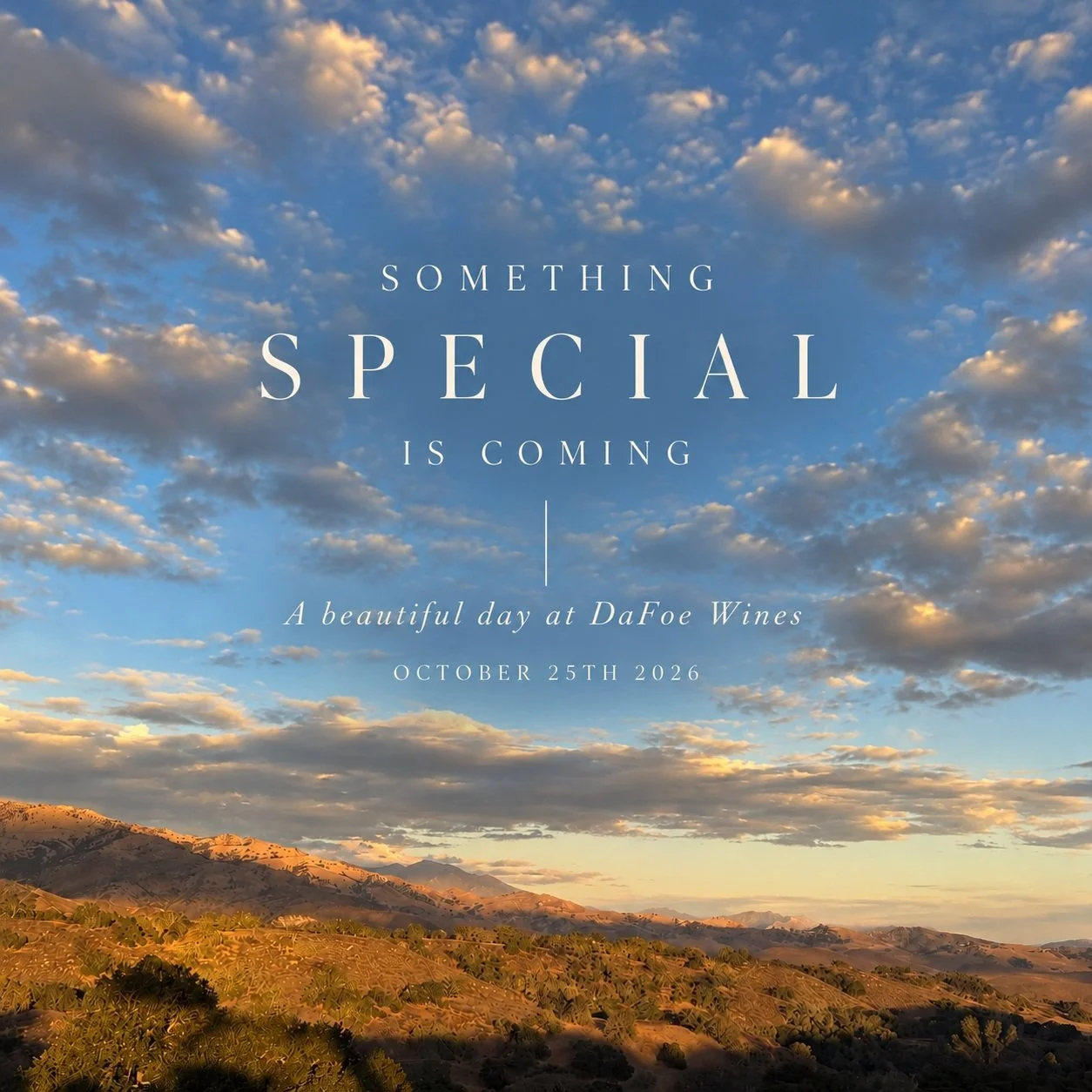 Something special is taking shape at DaFoe Wines this October.

Subscribers of The Goods will be the first to know, with early access before the event is released more widely. 

Paid subscribers will also receive a special rate.

Follow The Goods on 