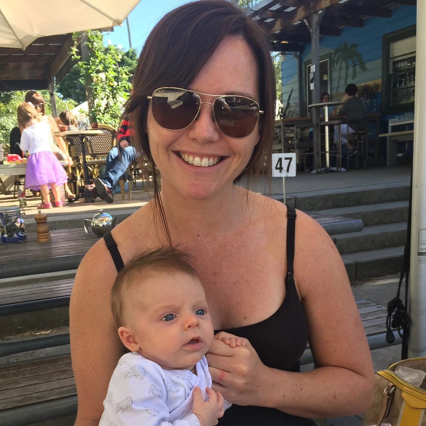 If you could back &amp; tell yourself something as a first time Mumma, what would you say?? 

That one day she&rsquo;ll look back once the fog has cleared &amp; realise those days were filled with magic. The type of magic you only see long after the 