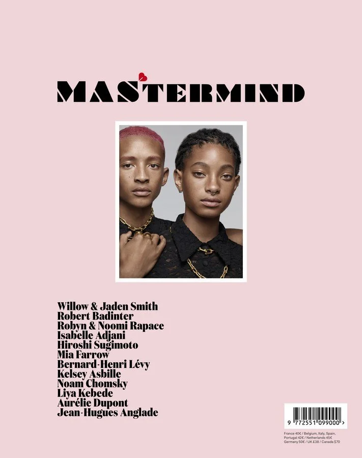 Mastermind Magazine - Willow + Jaden Smith 
photographed by Craig McDean