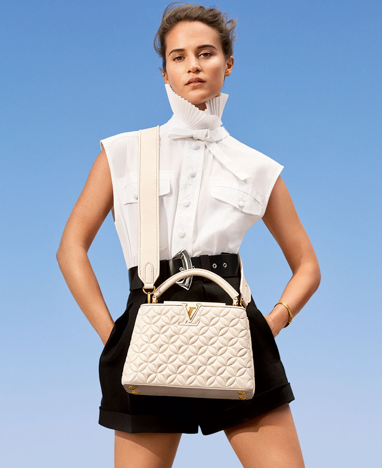 Louis Vuitton Leather Goods -
Alicia Vikander 
photographed by Craig McDean