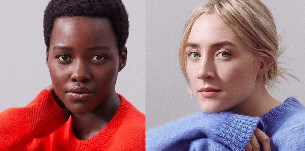  Calvin Klein Fragrance - 
Lupita Nyong'o + Saoirse Ronan
photographed by Anne Collier