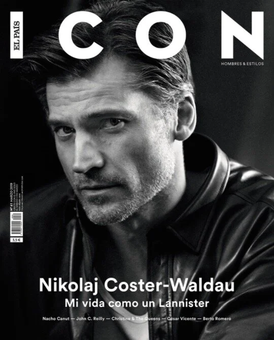 Icon Magazine - Nikolaj Coster-Waldau 
photographed by Michael Schwartz 