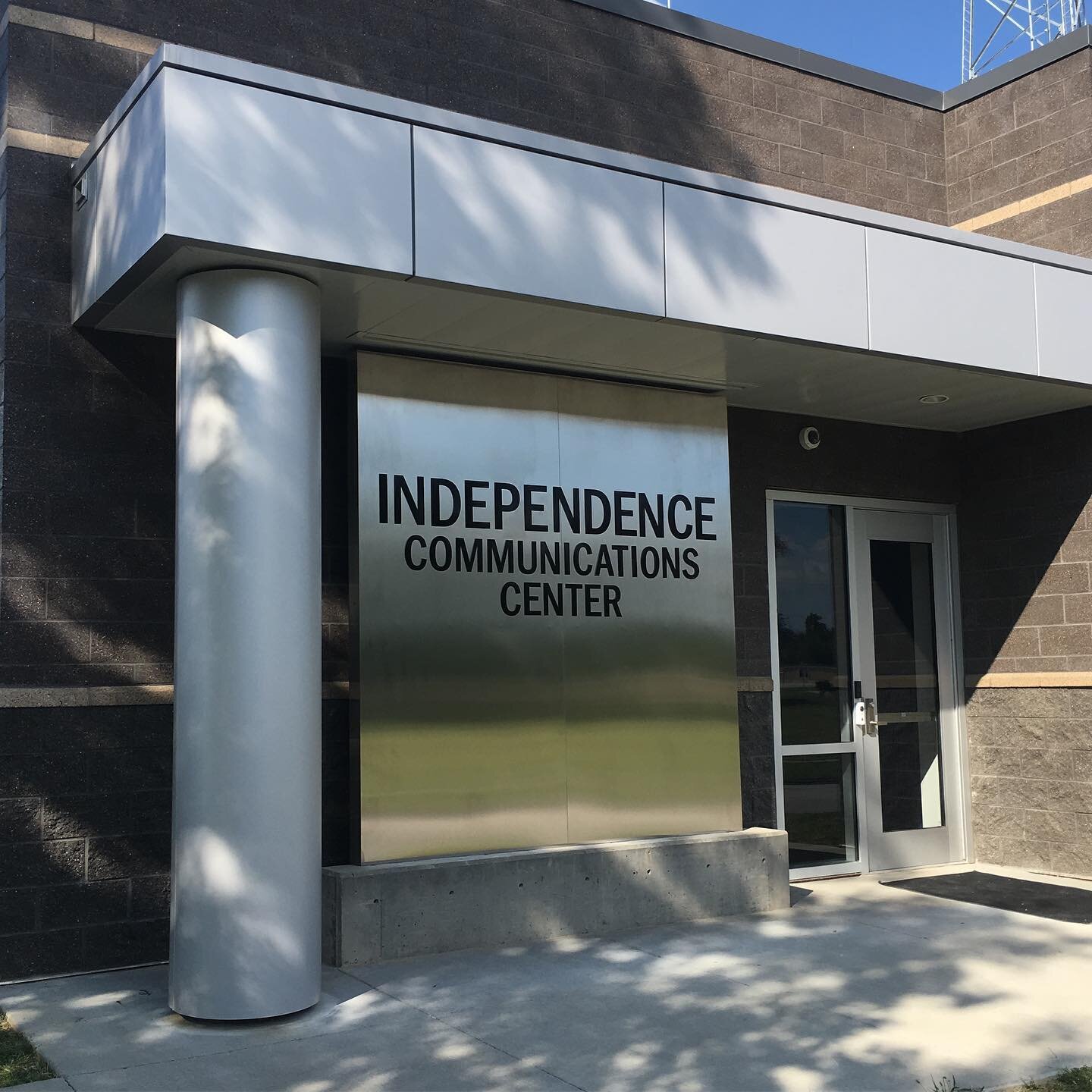 The second sign fabricated and installed for the City of Independence, MO. #metalwork #signs #metalfabrication #metalfab #metalfabricator #stainlesssteel #madeinkc #independencemo