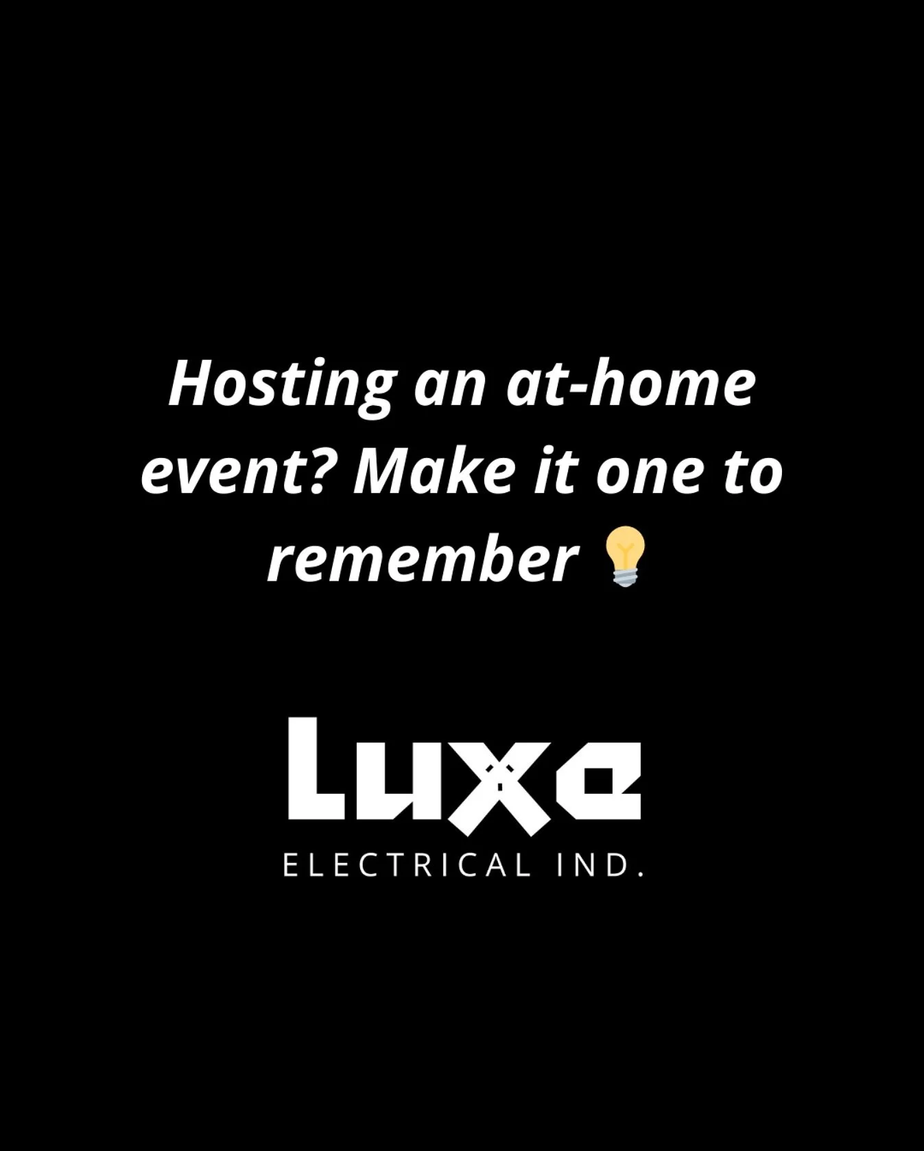 Hosting an event at home? Give us a call for a free quote and we&rsquo;ll even do up a render of your space so you can see exactly how we can get it glowing with @luxelighting.co_ LED solutions.

It&rsquo;s the easiest way to picture the end result b