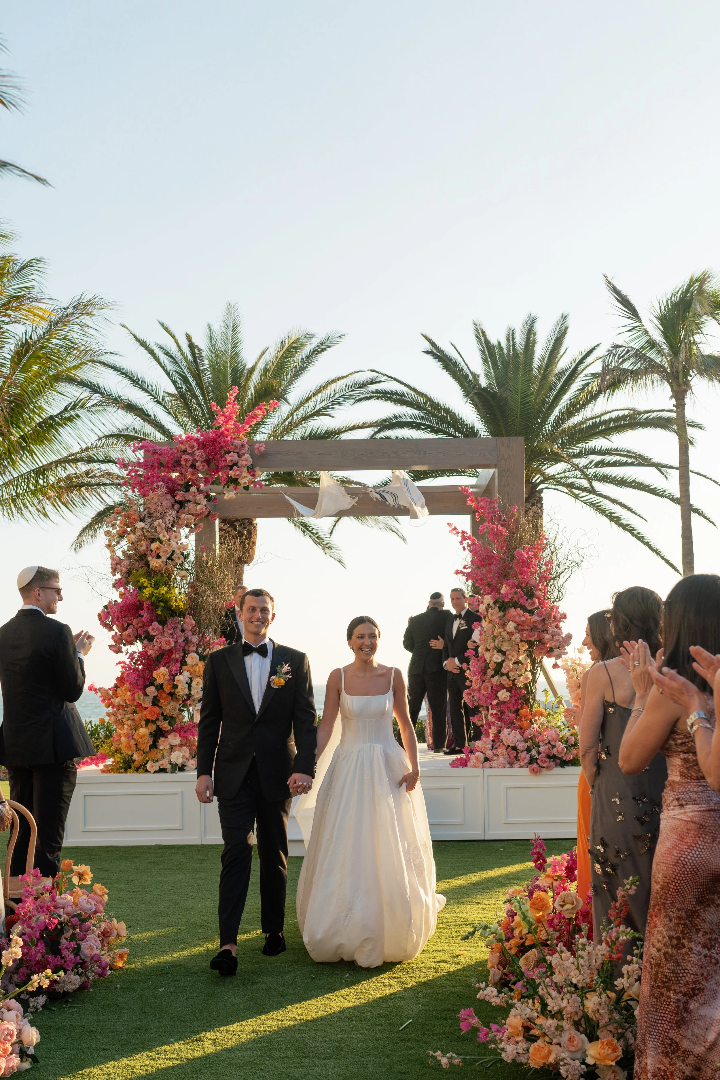 Every Guest Wore a Different Shade of Sunset