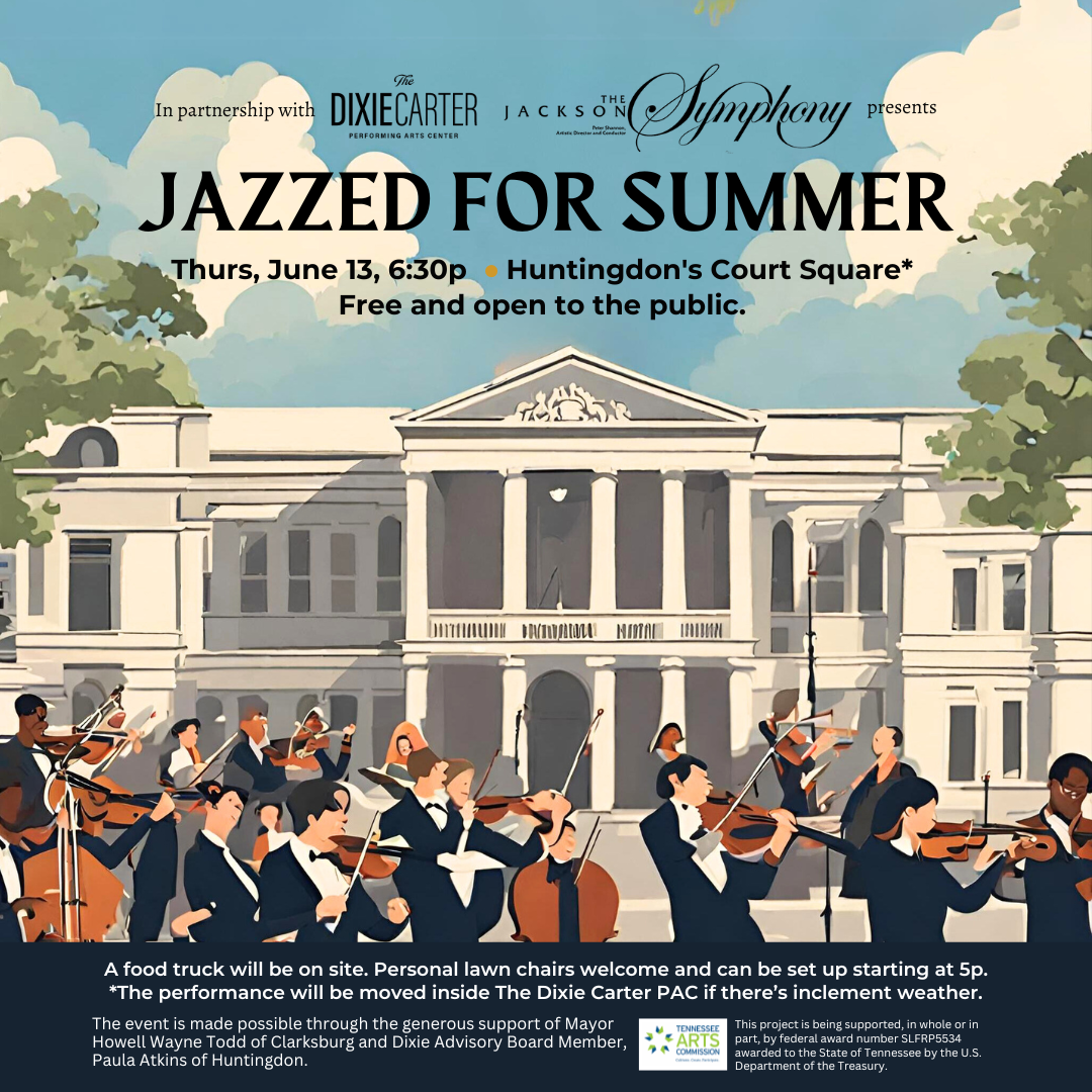 "JAZZED FOR SUMMER" presented by The Jackson Symphony 