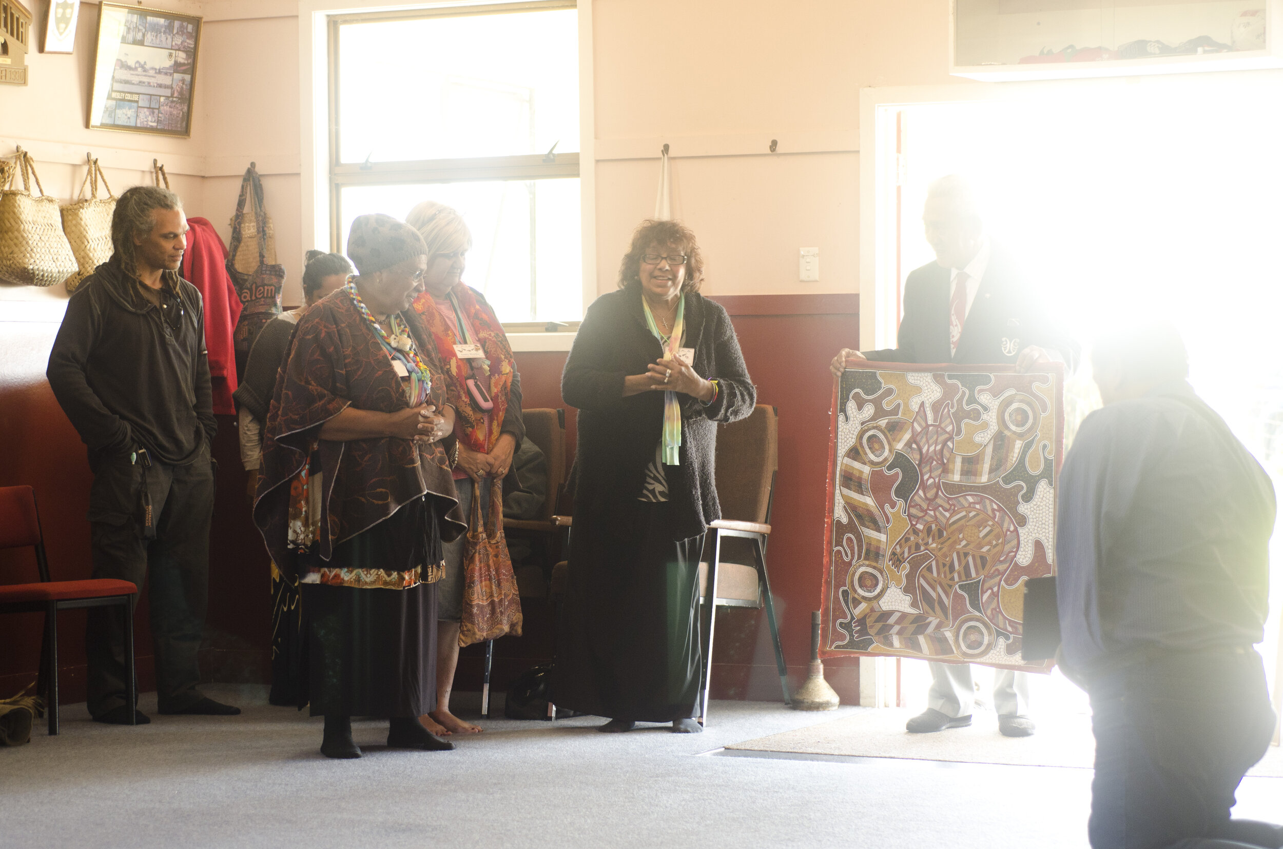 Farewell gift, a painting made by indigenous inmates in Brisbane