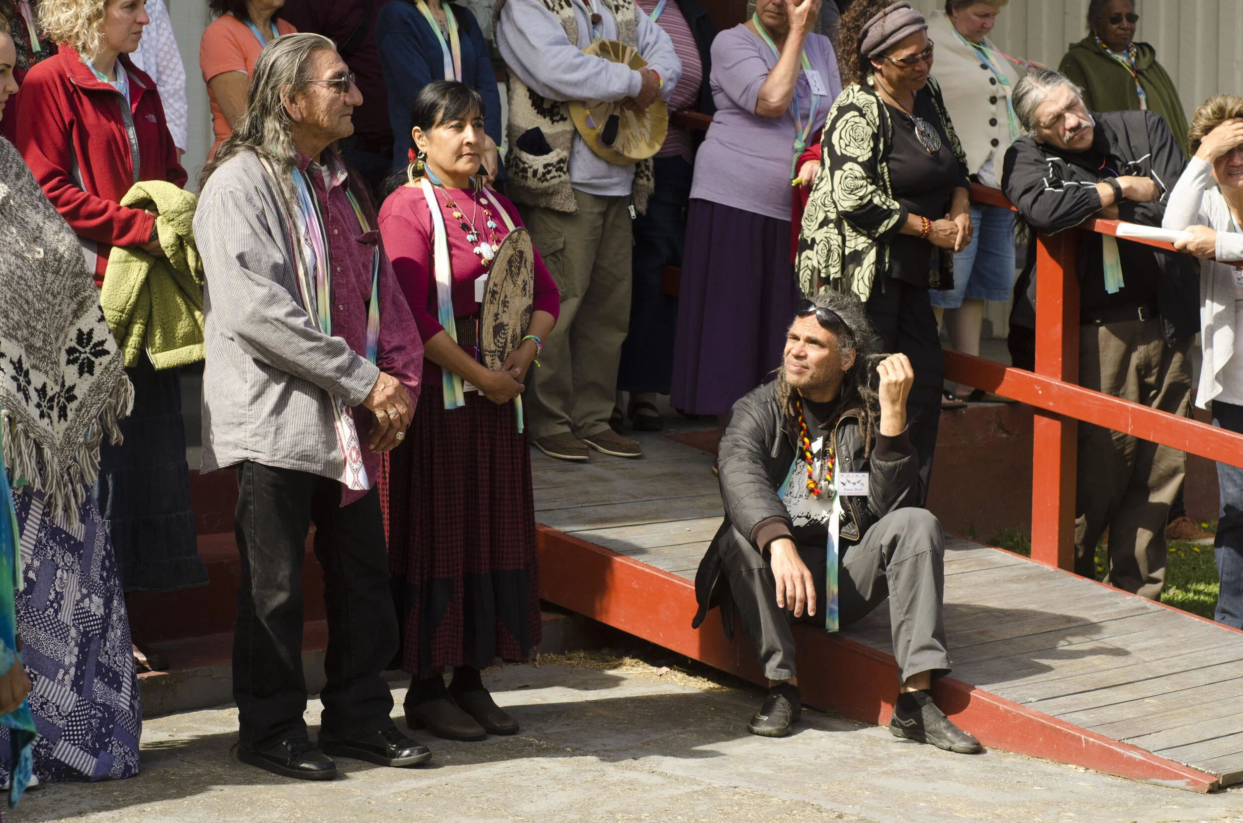 Waiting for the group shot