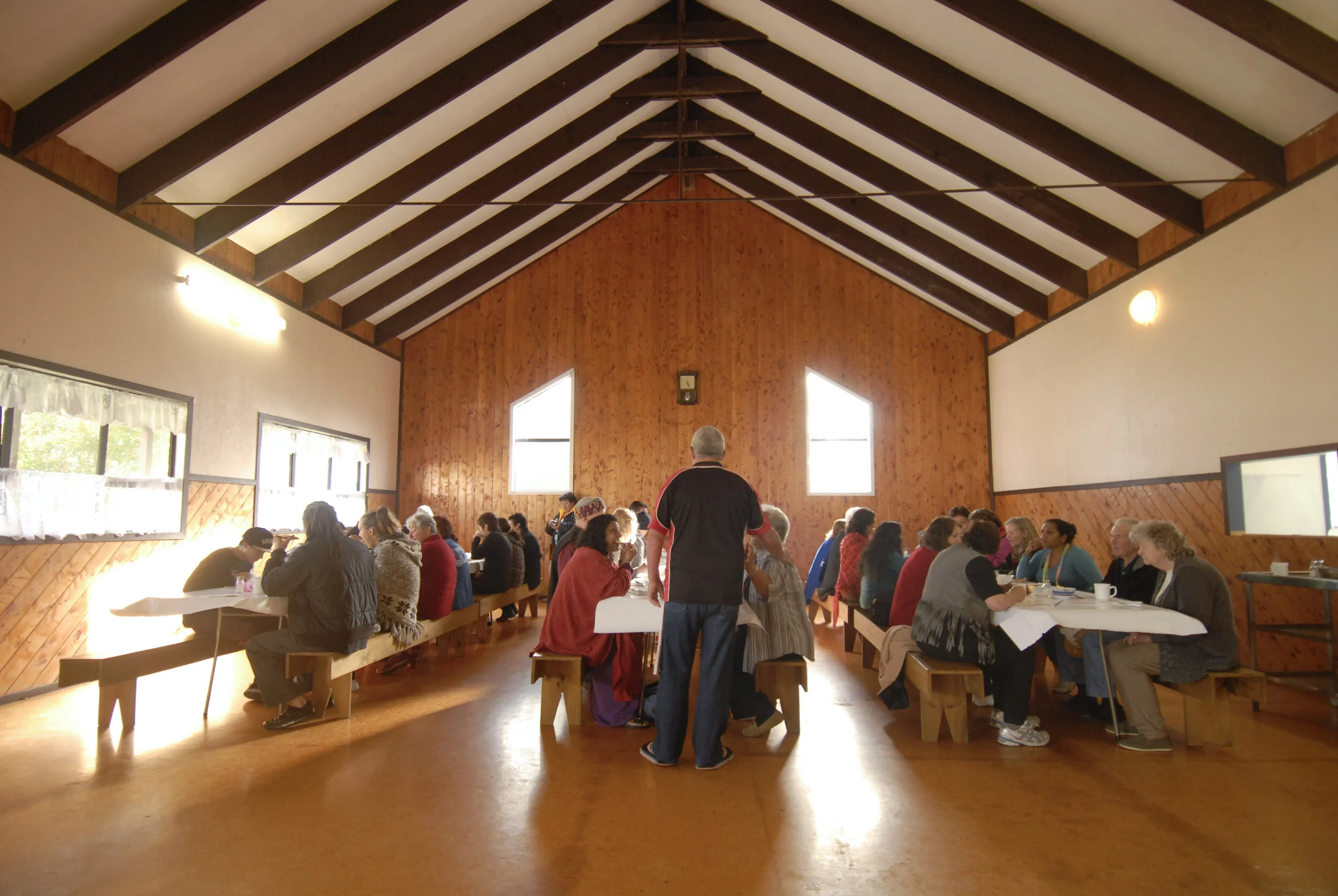 Breakfast at Morehu Marae