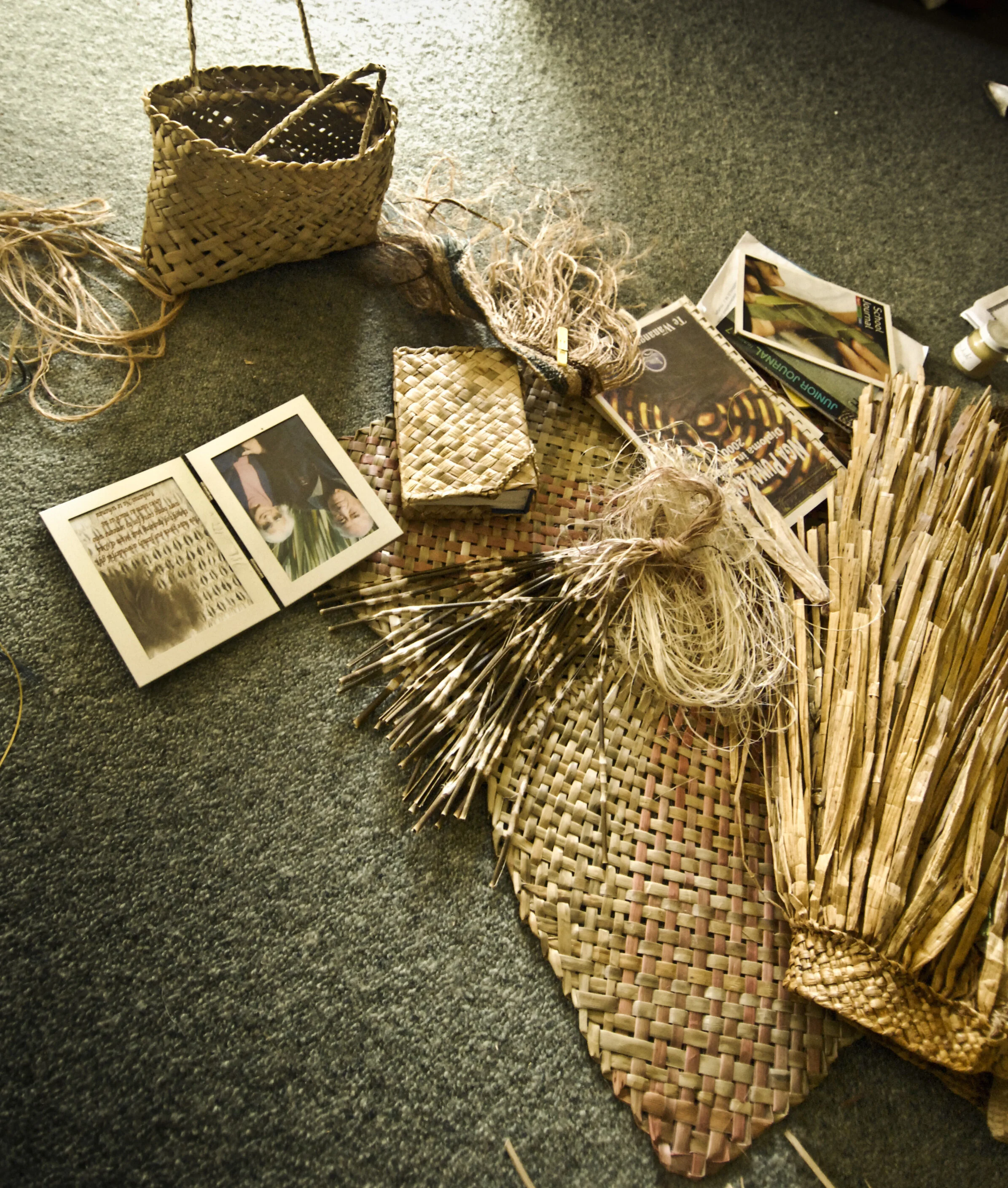 Weaving with Flax