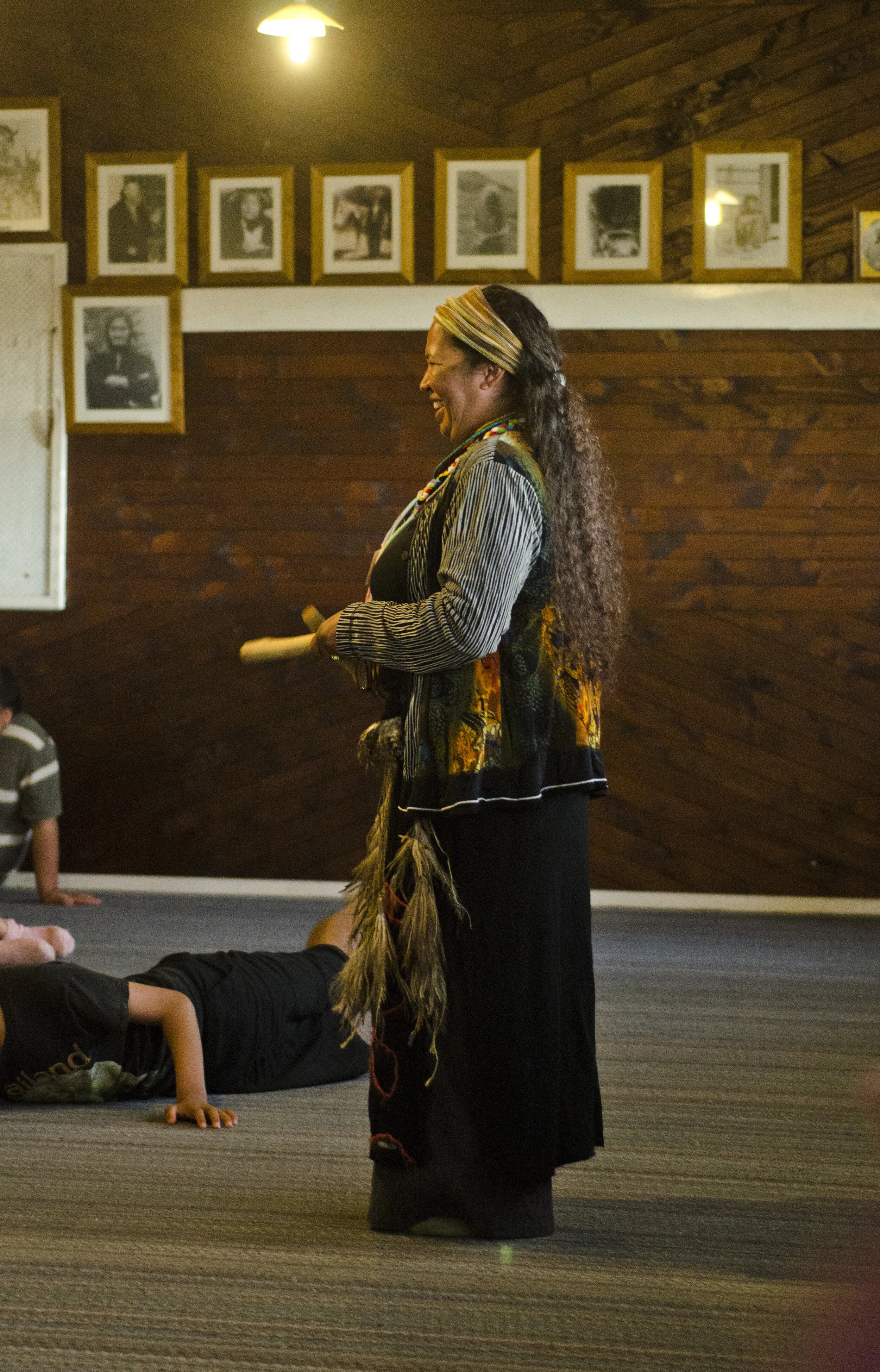 Suzanne Thompson presenting at the welcome