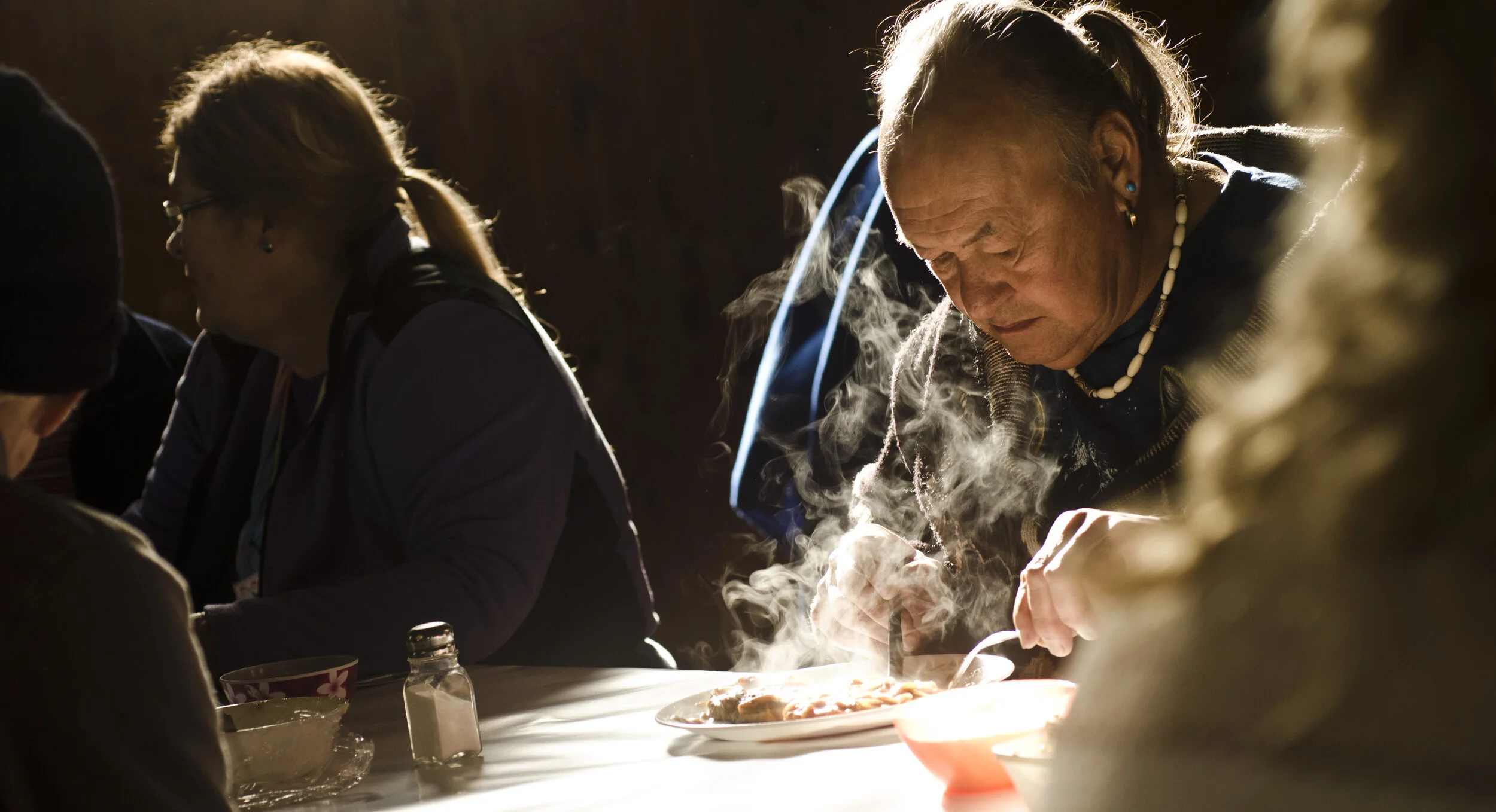 Breakfast at Morehu Marae