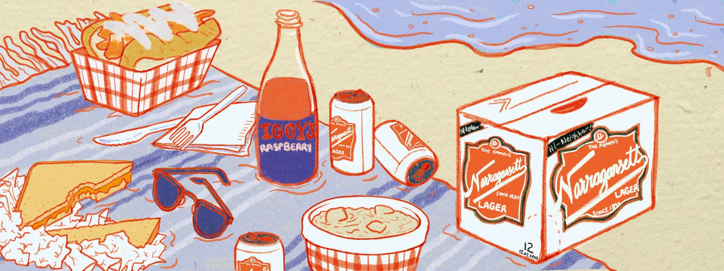 New England Beach Picnic