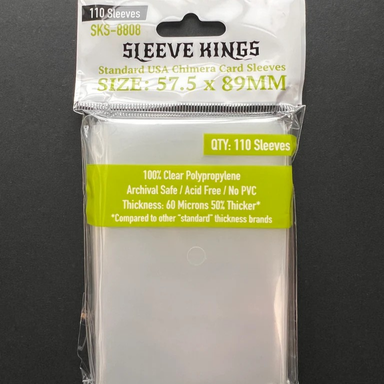 Sleeve Kings Board Game Sleeves Standard USA Chimera (57.5mm x 89mm) (110 Sleeves Per Pack)