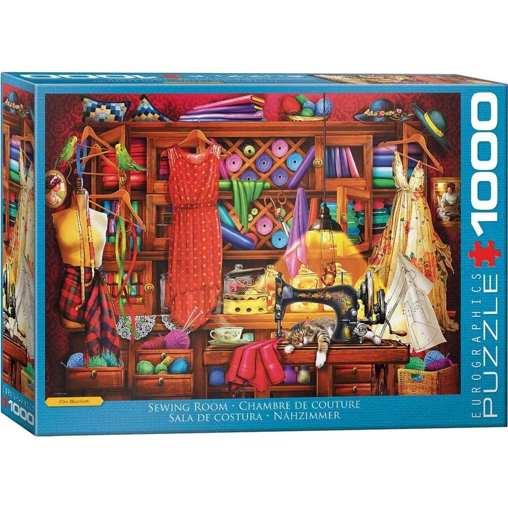 Eurographics Puzzle - Sewing Room 1000pc
