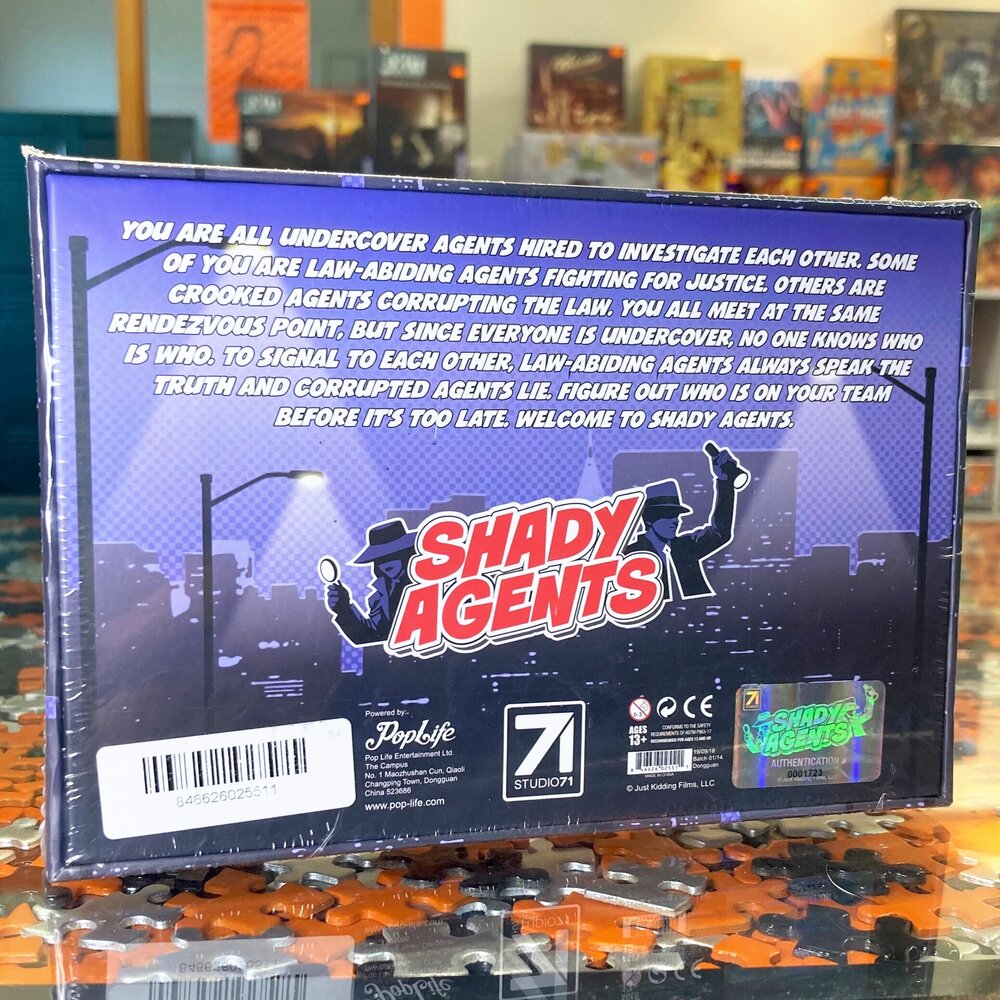 Shady Agents — SOLVE IT AND ESCAPE