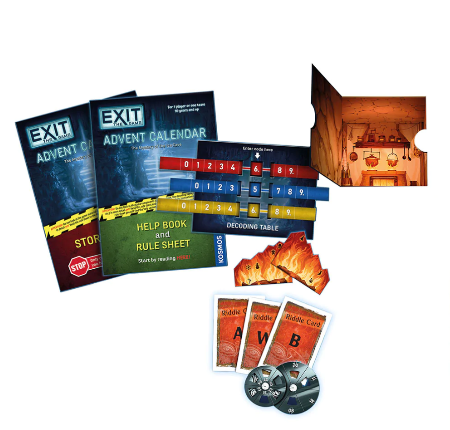 Exit The Game Advent Calendar The Mysterious Ice Cave SOLVE IT AND 