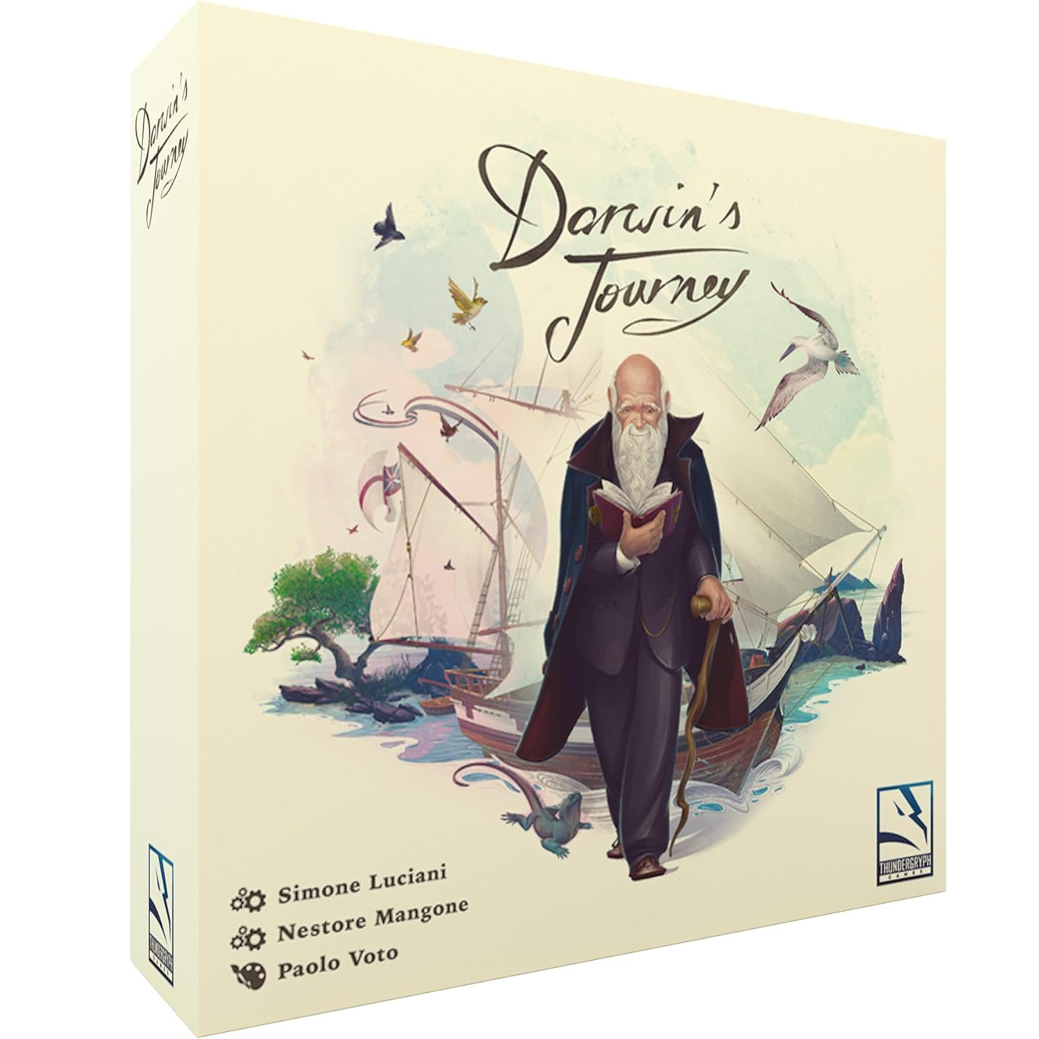 Darwins Journey Board Game Box Art