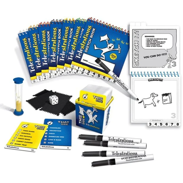 Telestrations Board Game Contents