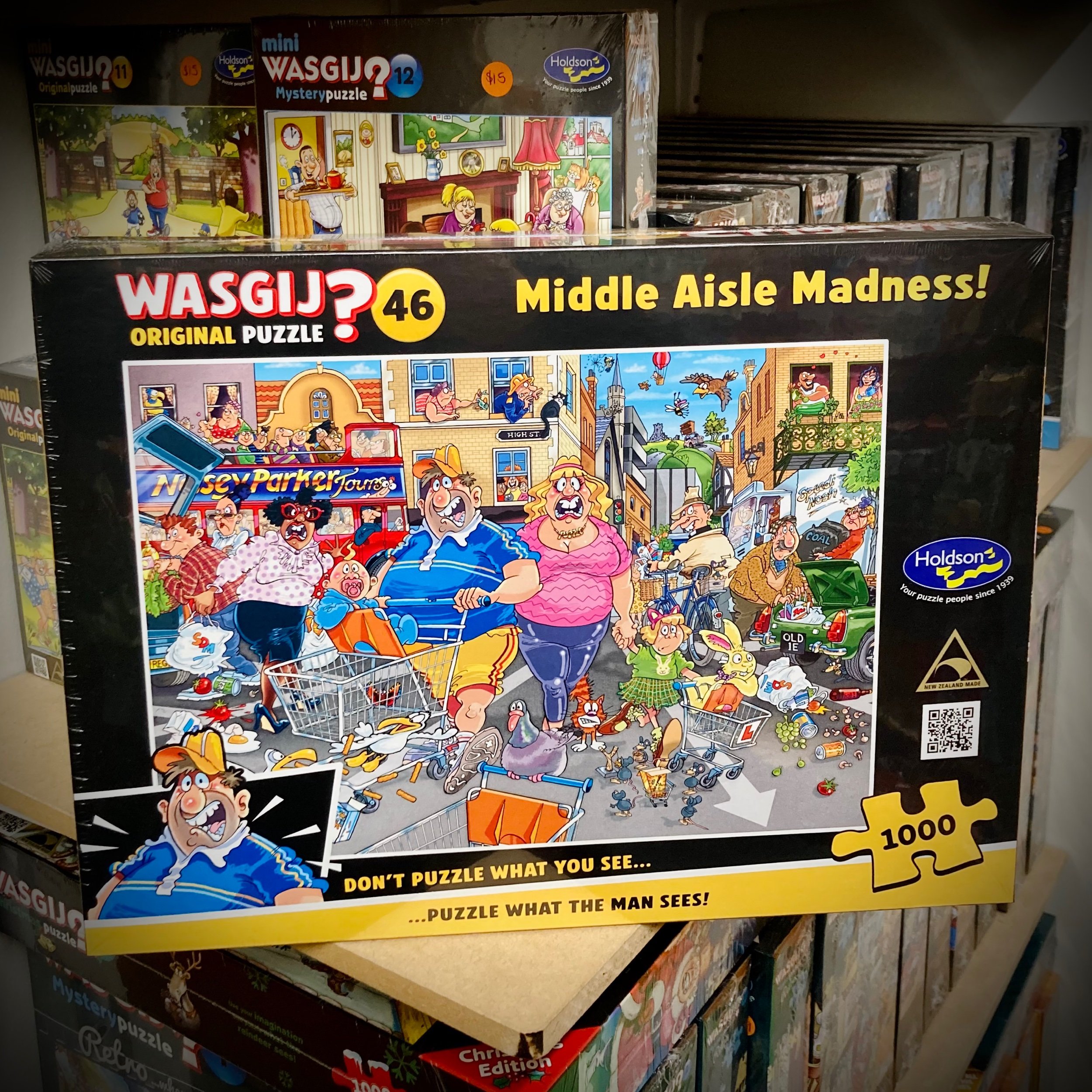Wasgij Original 46 1000 Piece Jigsaw Puzzle - Middle Aisle Madness!