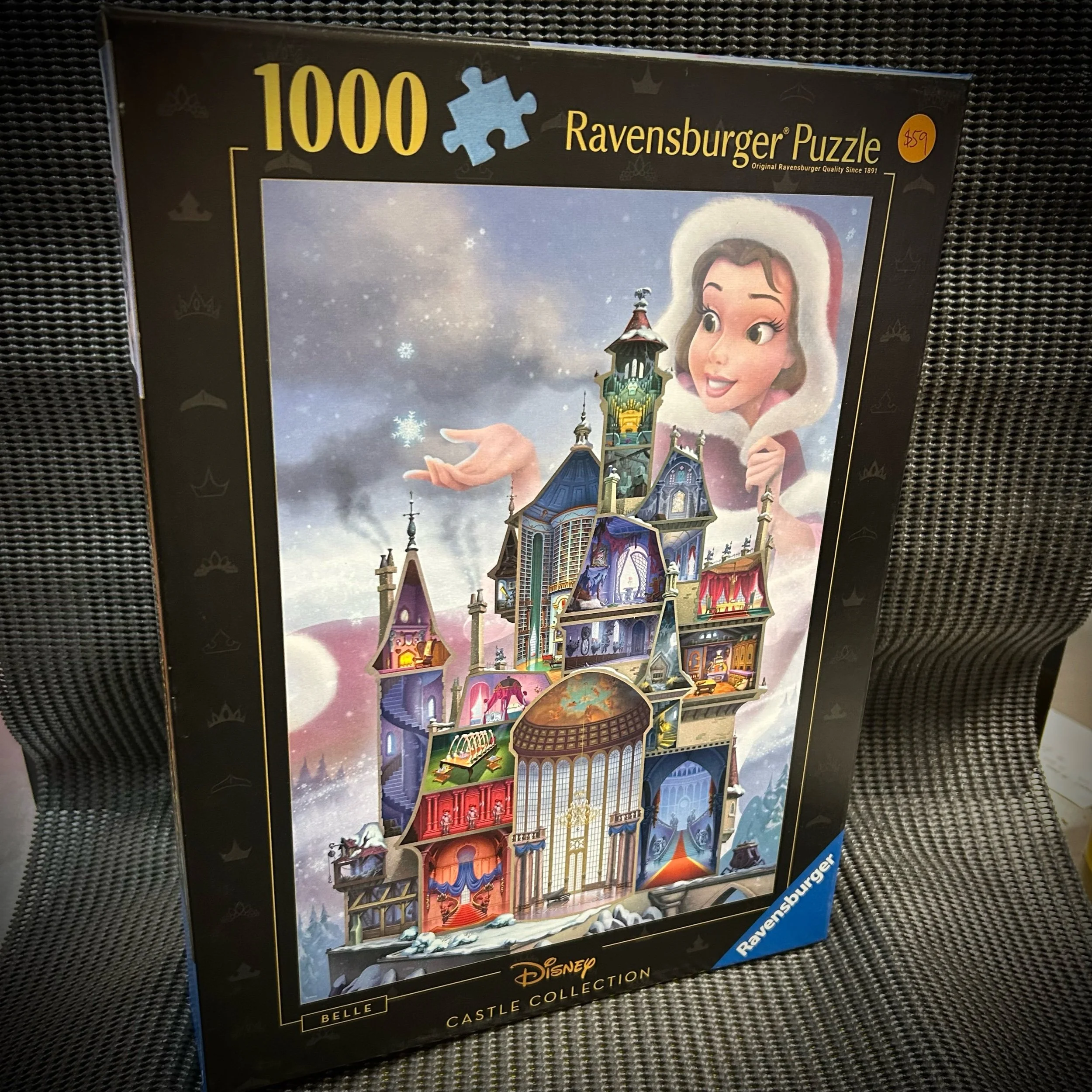 Ravensburger - Disney Castles: Belle Puzzle 1000 Pieces
