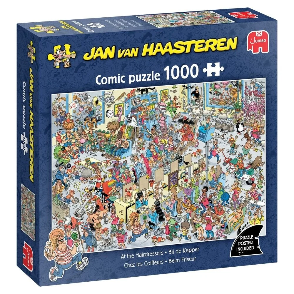 Puzzle - Jumbo Jan van Haasteren - At The Hairdressers 1000Pc
