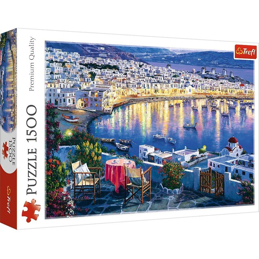 Trefl 1500 Piece Puzzle - Mykonos At Sunset