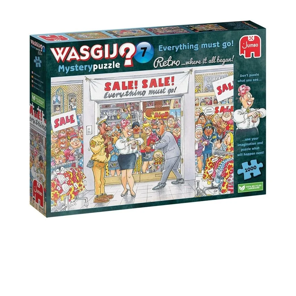 Wasgij Retro Mystery 7 1000 Piece Puzzle - Everything Must Go!