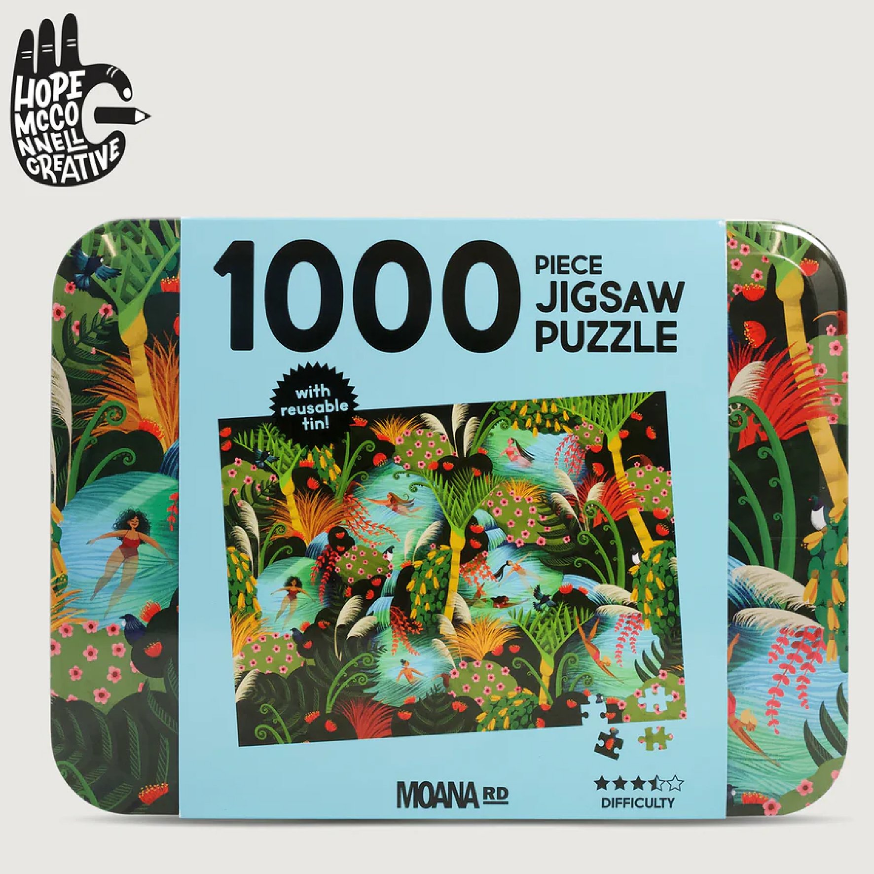 Wahine in Water 1000 piece puzzle