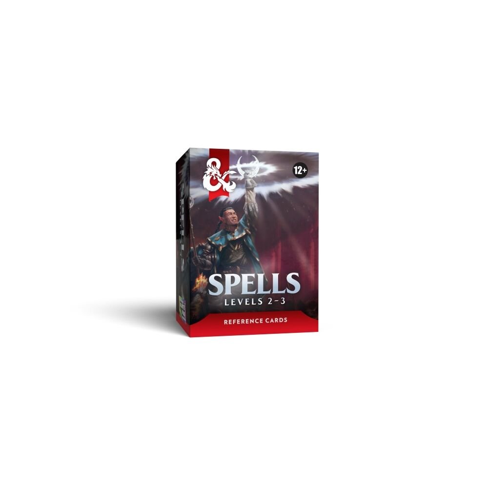 PREORDER - D&D Dungeons & Dragons Reference Cards Spells Levels 2-3