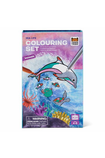 Shimmer Colouring - Sea Life